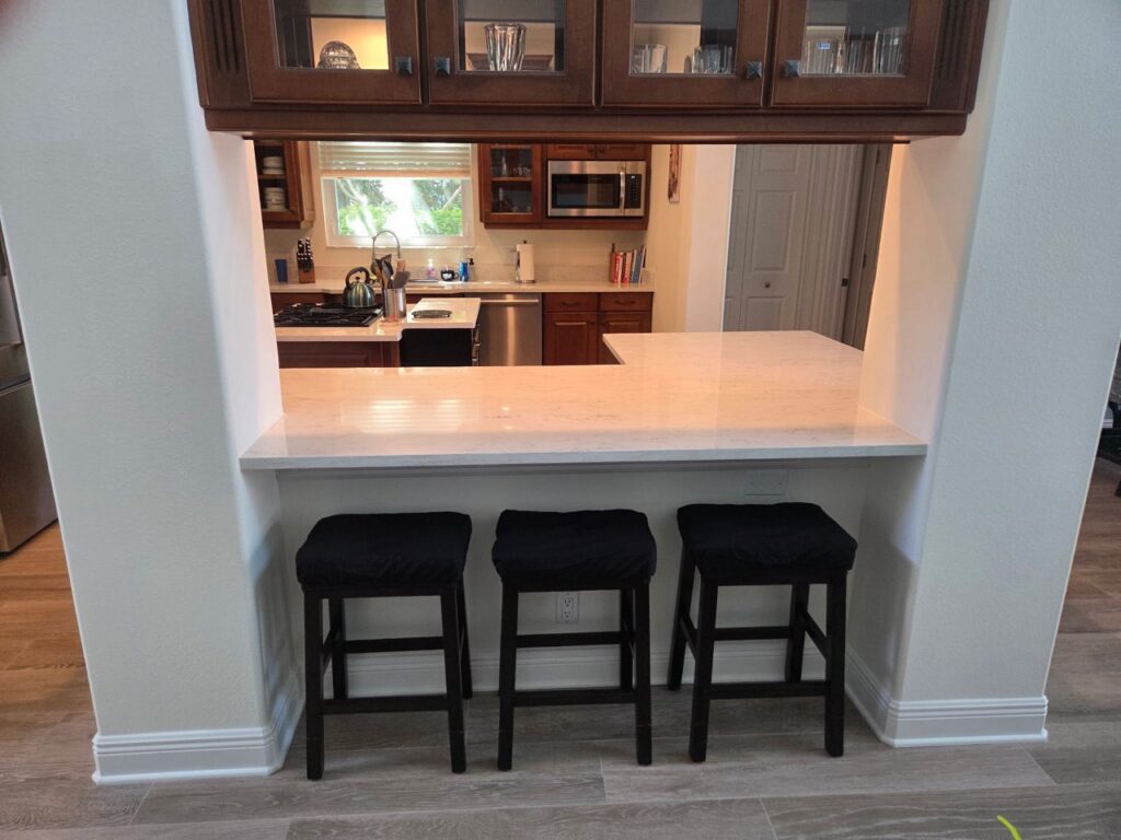 Tampa kitchen remodel finish details by Jack O' Trades